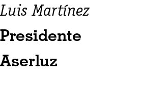 Luis Martínez Presidente Aserluz