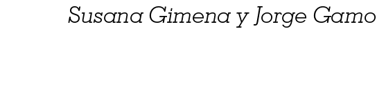 Susana Gimena y Jorge Gamo