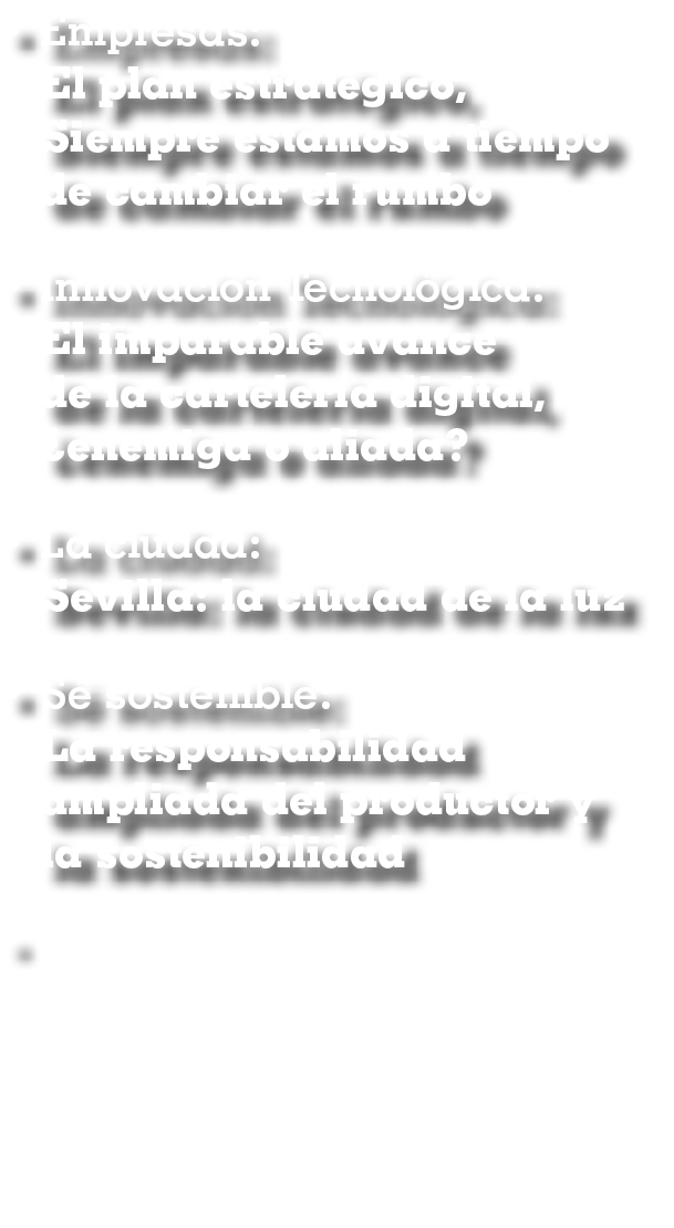   Empresas: El plan estratégico, Siempre estamos a tiempo de cambiar el rumbo   Innovación Tecnológica: El imparable    